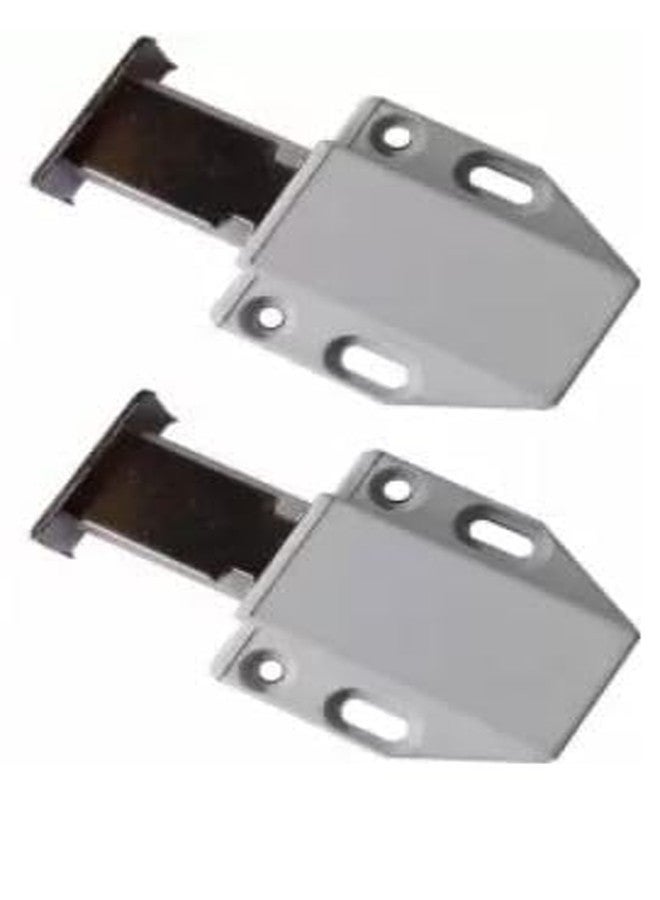 Elexa Hardware Push to Open Door Catcher - Hands-Free Magnetic Latch for Cabinets & Drawers (3 inch, 2, Piece) - Image 2